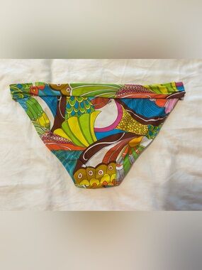 Trina Turk Swim Bottom with Gold Buckle